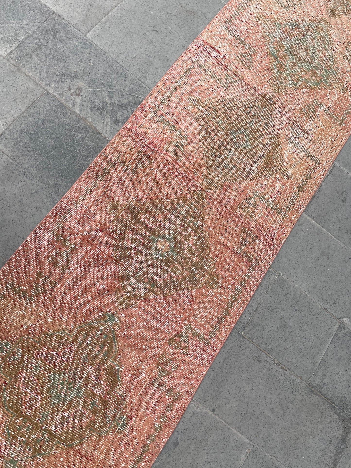 Distressed Vintage Runner Extra Long Turkish Runner 2.7 x 19.7 Stair Runner Rug Vintage Runner XL Oriental Runner Staircase Handmade Runner