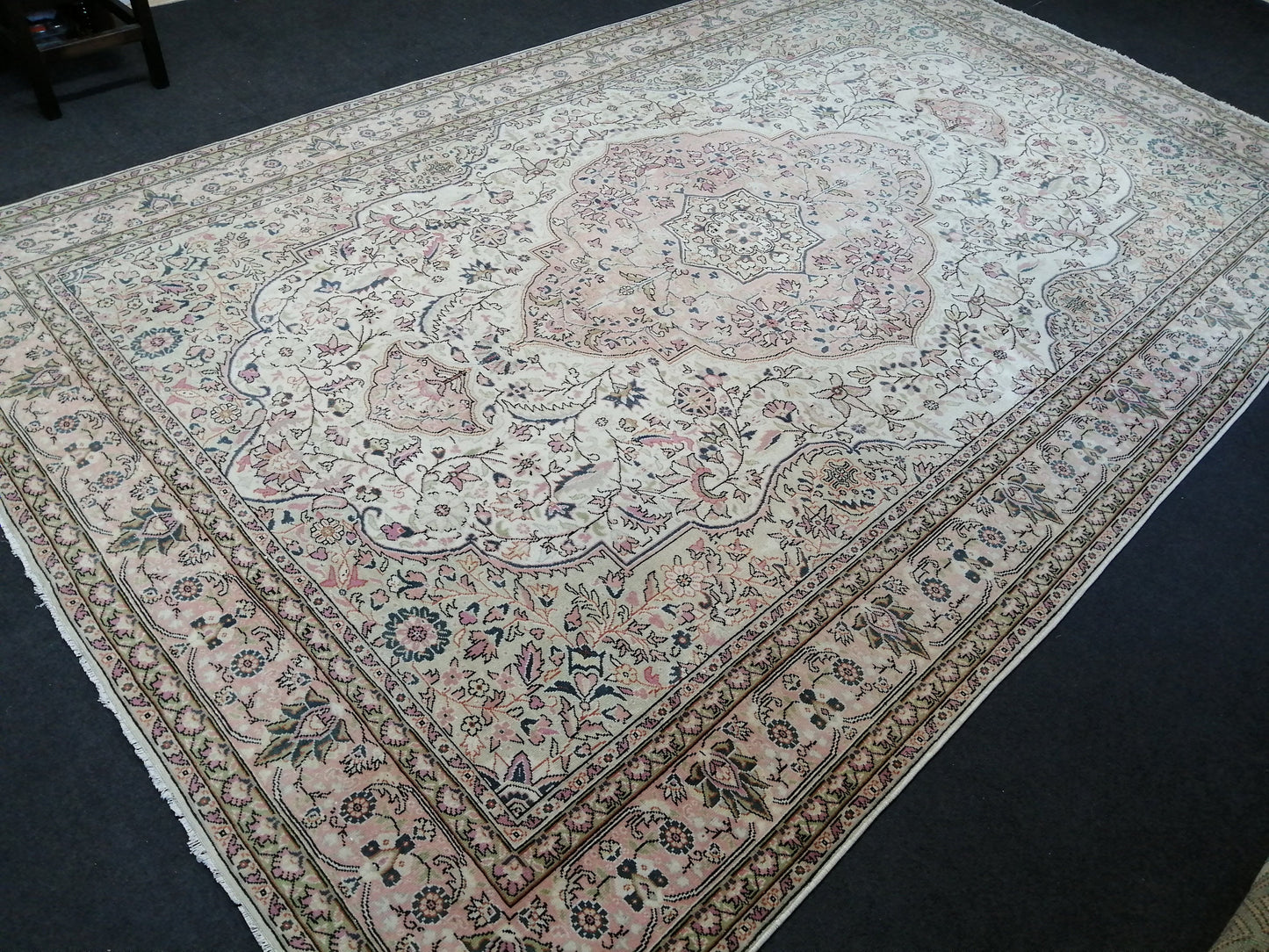 6.7 x 10.7 Large OUSHAK RUG TURKISH Oushak Rug Vintage Oushak quality Rug Vintage Runner Rug Wool Oushak Rug Hand Made Rugs Vintage Rug