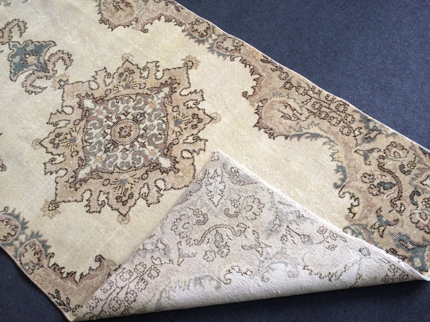 Oushak Rug Turkish Rug Hand Made Rug Wool Rug Vintage Rug Bohemian Rugs