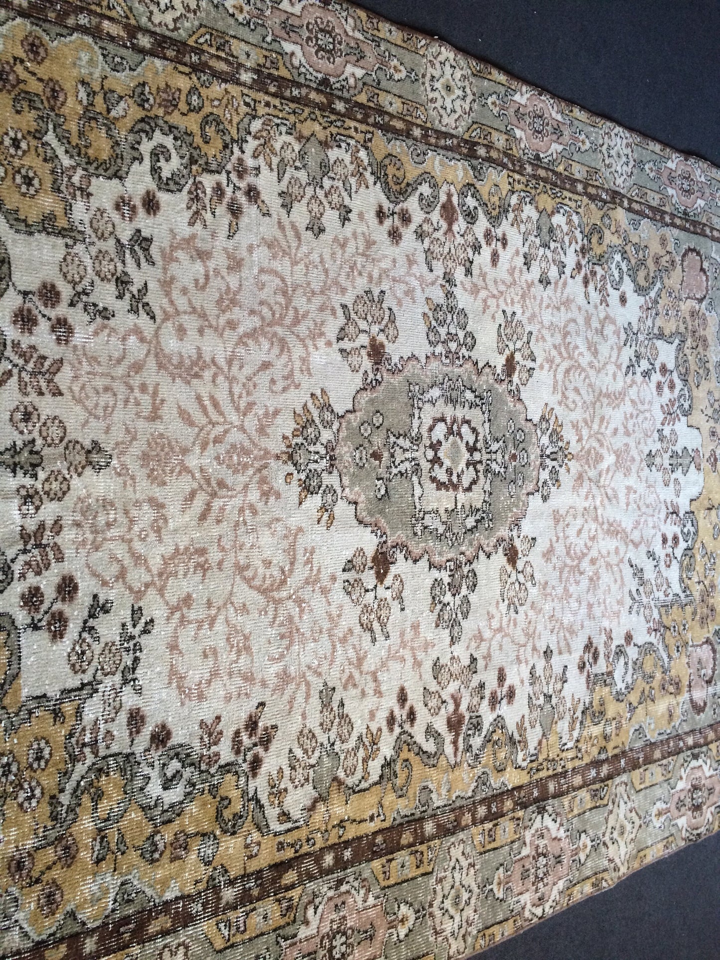 6x8 Oushak  Rug, Bohemian Rug, Living Room Rug, Turkish Oushak Rug, Hand woven Rug, Weaving Rug,  Vintage Flooring