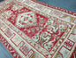 Antique Oriental RUG 3.5 x 6.3 TURKISH Oushak Rug Vintage Wool Rug Hand Made Rugs Vintage Rug