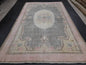 Floral Vintage OUSHAK RUG Antique TURKISH Rug Vintage Distressed Oriental Rug 6.6 x 10.4 Wool  Rug Hand Made Vintage Rug 7x10 Turkish Rug