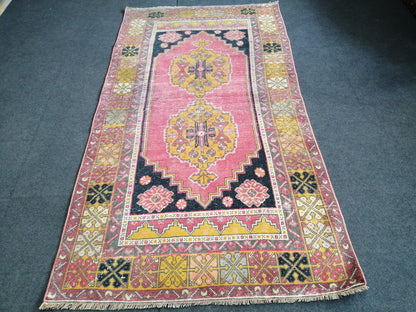 6.10 x 3.8 Rugs, Hand Made Rug, Oushak Rug, Rustic Rug, Bohemian Rug, Rug Runner, Turkish Rug, Farmhouse Rug, Vintage Rug, Wool rug