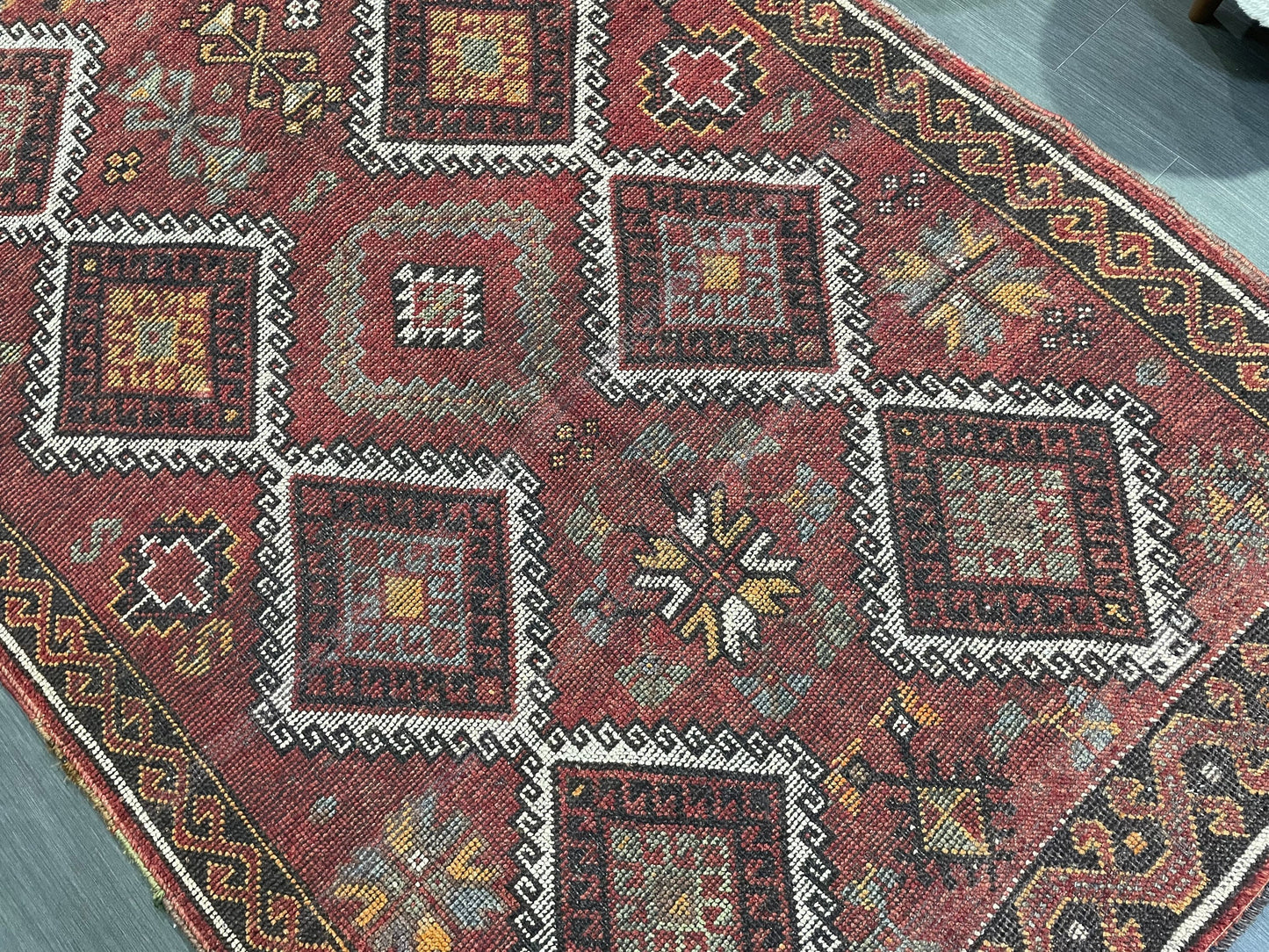 Handmade Rug, Oushak 5.3 x 10.9 Rug, Rustic Rug, Turkish Rug, Farmhouse Rug, Vintage Rug, Wool rug Hand Knotted Rug