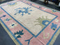Muted Persian RUG, Turkish Oushak 7 x 10.2 Rug, Hand Knotted Antique Rug, Vintage Wool Rug, Oriental Rug Handmade Rug