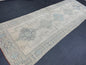 Muted Vintage Runner Rug 3.9 x 11.6 Vintage Persian Runner Rug  Hallway Runner Rug Turkish Runner Kitchen Runner Rug Antique Wool Runner
