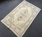 3x5 feet handmade new turkish rug, vintage destroyed dark blue wool kitchen medium size rug, bedroom area nautral rug, oushak laundry rugs