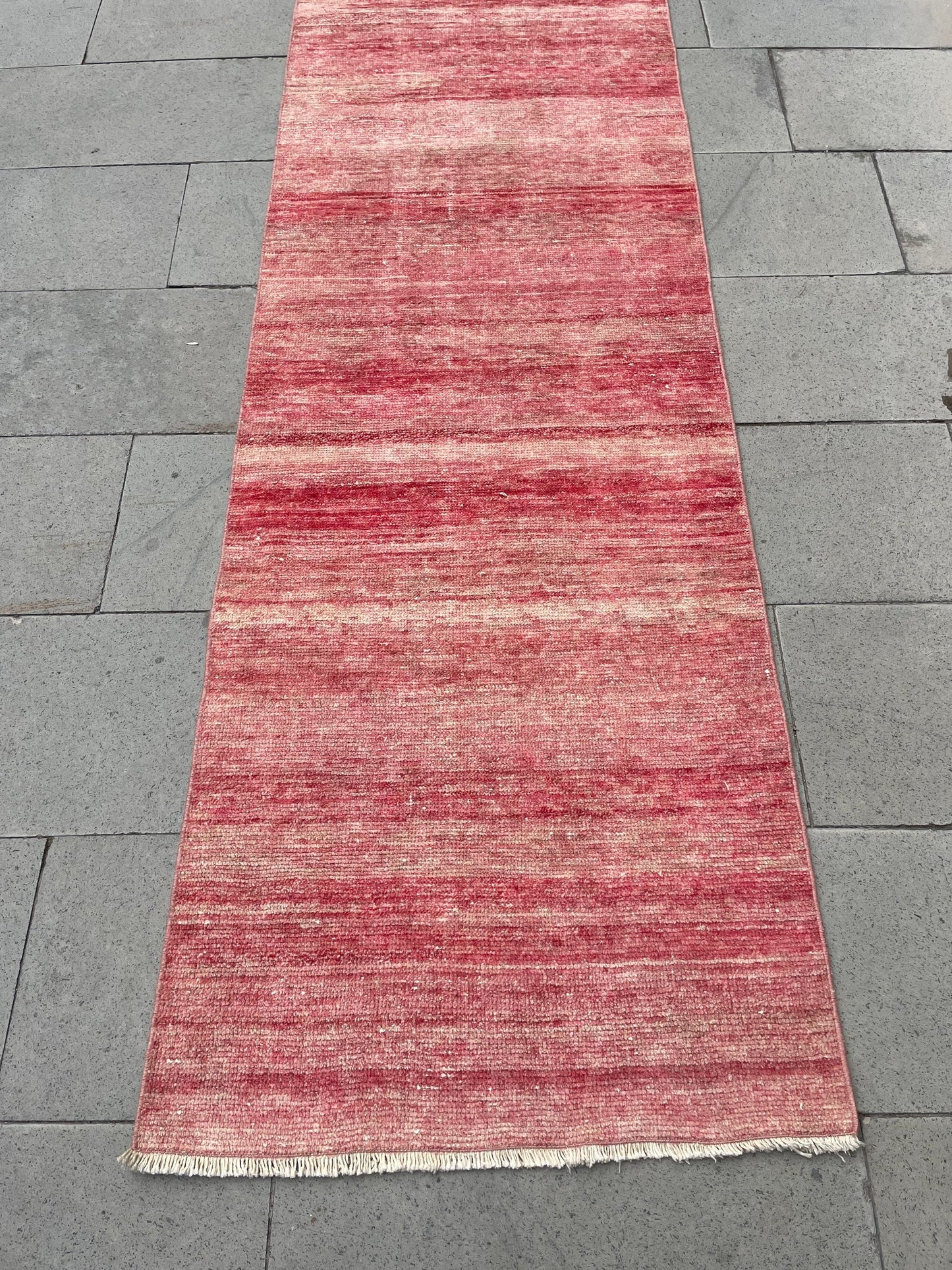 Long Vintage Runner Stairs Runner Rug 2.4 x 19 ft Handmade Runner Rug XL Oriental Runner Rug Staircase Hand Knotted Runner rug