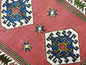 3.4 x 4.4 Vintage Rug Hand Made Rug, Oushak Rug, Soft wool Rug, Rug Fun Rug Turkish Rug, Farmhouse Rug, Vintage Wool Carpet Oriental Rug