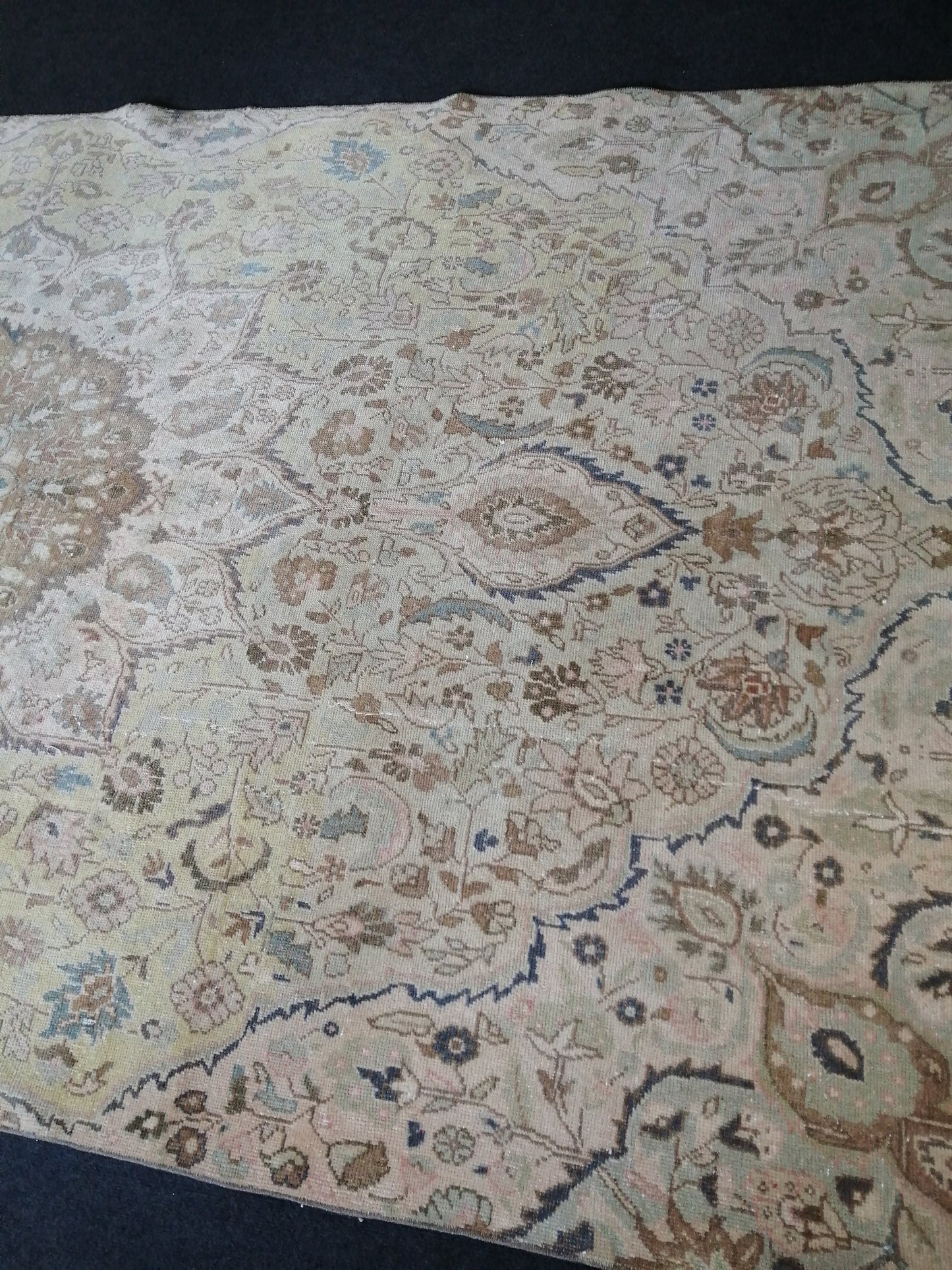 6x11 Large OUSHAK RUG TURKISH Oushak Rug Vintage Oushak Muted Rug Vintage Runner Rug Wool Distressed Rug Hand Made Rugs Vintage Turkish Rug