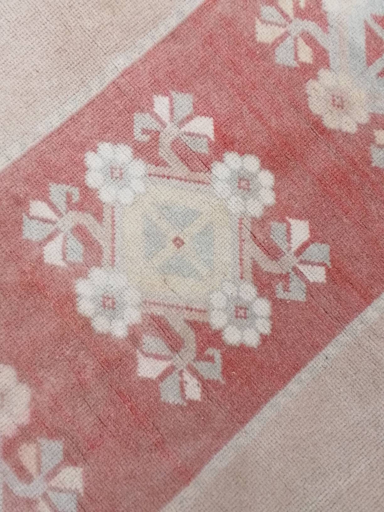 Hallway wool runner 2'5x8'9 turkish runner rug, vintage handmade runner rug, kitchen runner
