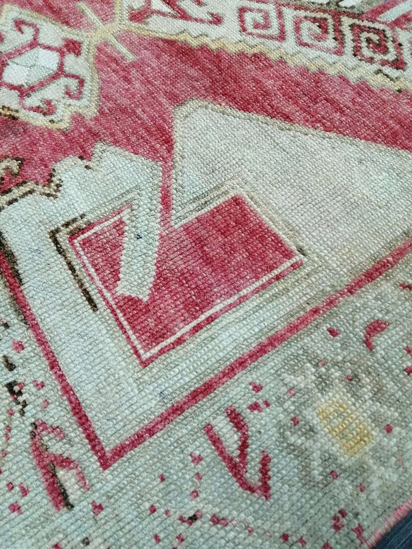 9.9 X 3.6 Oushak Runner Rug Turkish Runner Rug Vintage Runner Rug Hallway Runner Rug Kitchen Runner Rug Wool Runner Rug Wool Oushak Rug