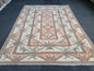 Vintage handmade wool rug 5'5x7'4 turkish rug, bohemian rug, living room rug, bedroom vintage rug, oushak rug