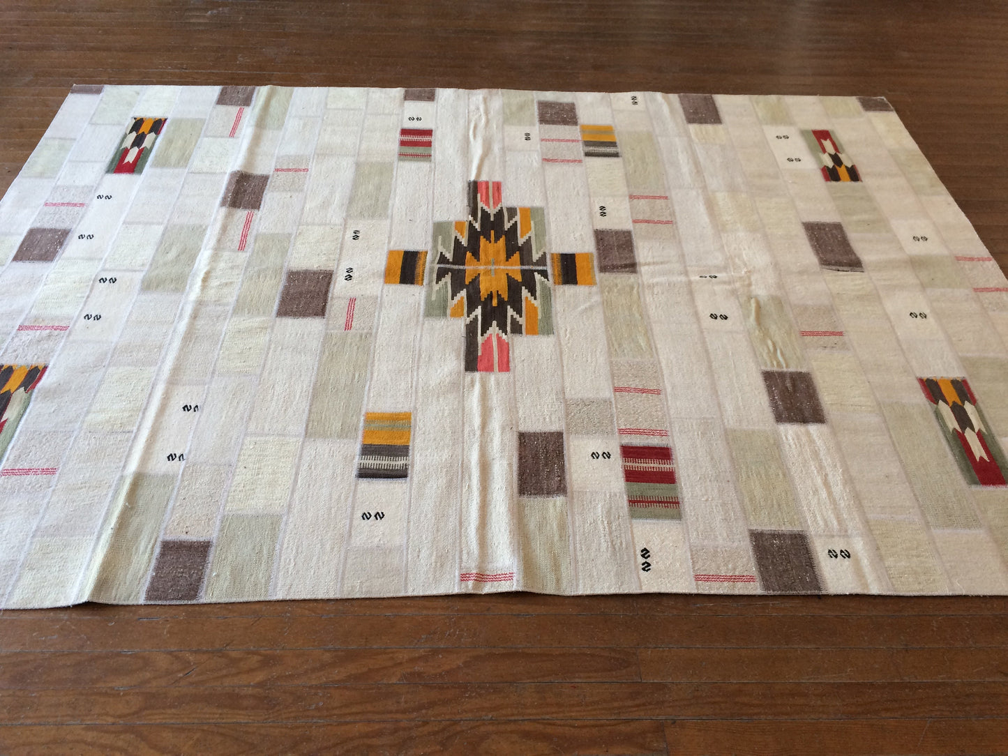 6 x 8.5 ft UNIQUE KILIM  Rug PATCHWORK Rug,Bohemian Flatwoven Turkish Rug, Boho Flatweave Rug,Hand woven Rug,Weaving Rug