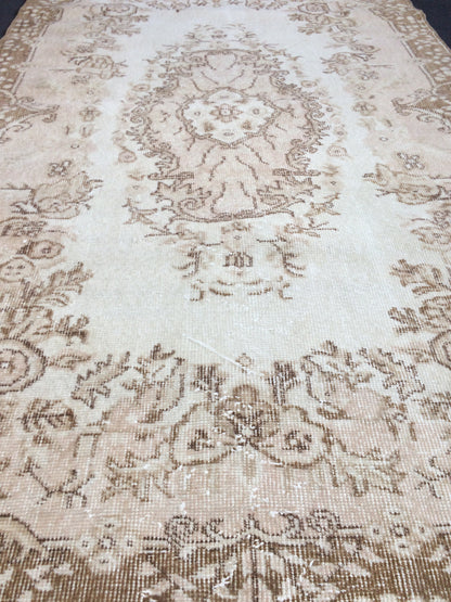 4x7 ft Rugs, Hand Made Rug, Oushak Rug, Rustic Rug, Bohemian Rug, Rug Runner, Turkish Rug, Farmhouse Rug, Vintage Rug, Wool rug