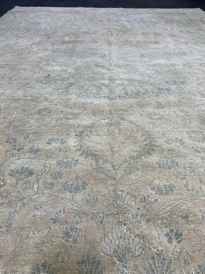 Muted Persian Rugs, 6 x 9.4 Vintage Rug, Oushak Rug, Rustic Rug, Fine Hand Knotted Rug, Farmhouse Rug, Wool Handmade Rug