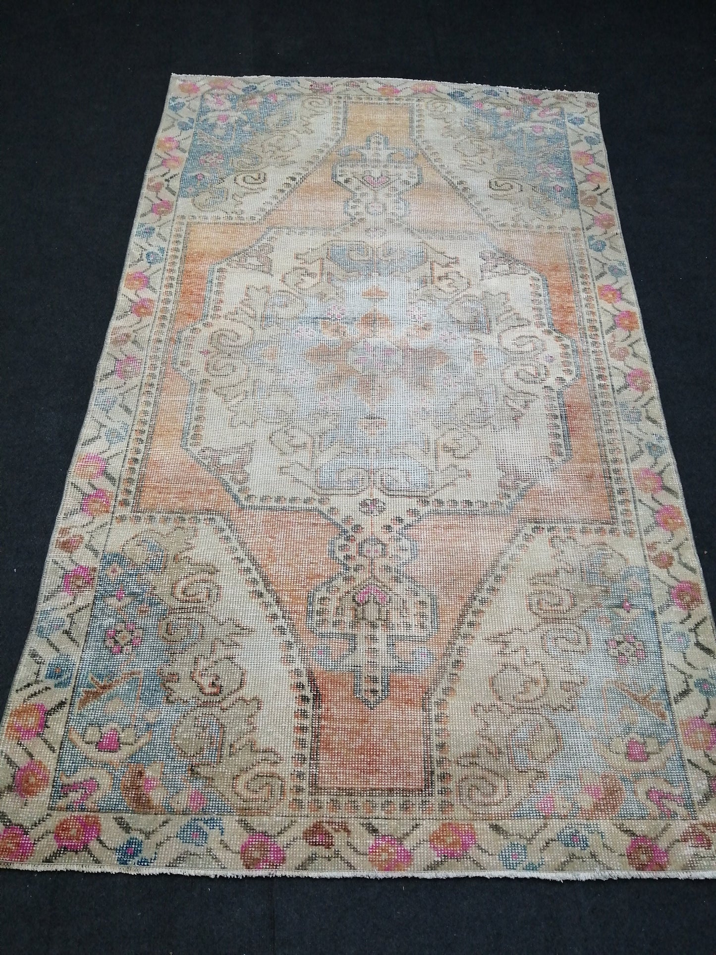 4x7 Rugs, Hand Made Rug, Oushak Rug, Rustic Rug, Bohemian Rug, Rug Runner, Turkish Rug, Farmhouse Rug, Vintage Rug, Wool rug