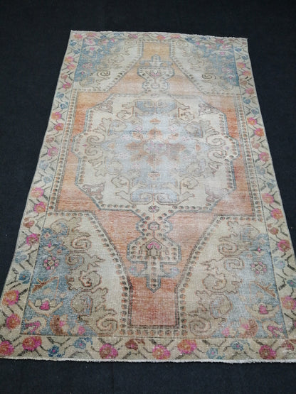 4x7 Rugs, Hand Made Rug, Oushak Rug, Rustic Rug, Bohemian Rug, Rug Runner, Turkish Rug, Farmhouse Rug, Vintage Rug, Wool rug
