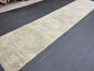 Muted Vintage Runner Rug 2.8 x 12.7 ft Muted Turkish runner rug Wool Pile Oushak Runner Hallway Rug runner Hand Knotted Star Runner Rug