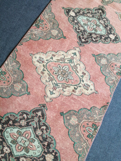 12.6 x 3 Oushak Runner Rug Turkish Runner Rug Vintage Runner Rug Hallway Runner Rug Kitchen Runner Rug Wool Runner Rug Wool Oushak Rug