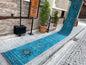 Extra Long Runner Rug Overdyed TURKISH 2 x 19.4 Runner Vintage Runner Rug Vintage XL Oriental Runner Rug Staircase Runner rug