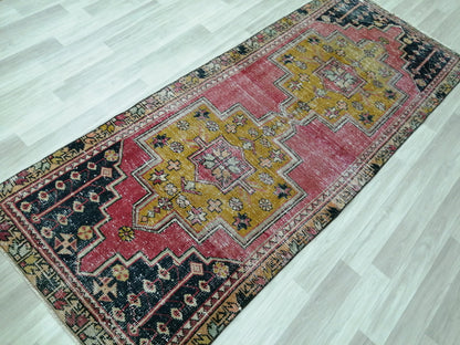 8.3 X 3.3 Rugs, Hand Made Rug, Oushak Rug, Rustic Rug, Bohemian Rug, Rug Runner, Turkish Rug, Farmhouse Rug, Vintage Rug, Wool rug