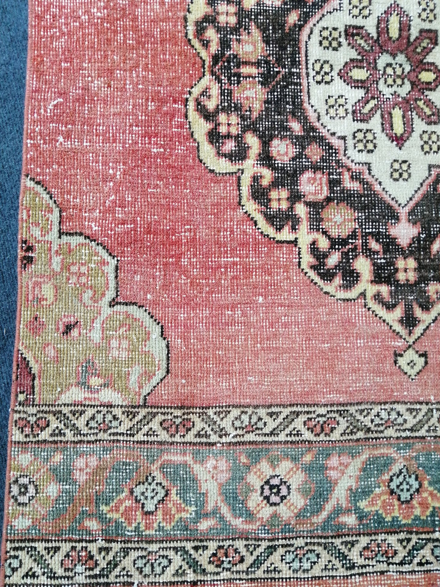 13 x 3 Turkish Runner Rug Oushak Runner Rug  Vintage Runner Rug Hallway Runner Rug Kitchen Runner Rug Wool Runner Rug Wool Oushak Rug