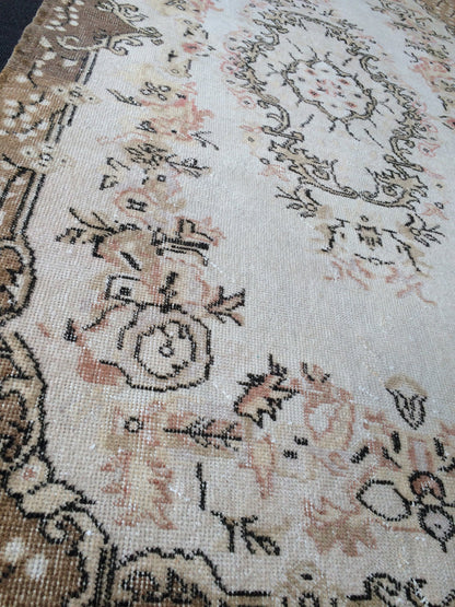 Rug, MUTED Rug, Oushak Rugs, Rustic Rugs, Boho Rug, Vintage Rugs, Turkish Rugs Runner, Farmhouse Rug, Vintage Rugs, 6 x 4 ft Rugs