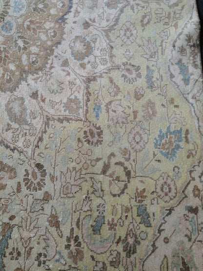 6x11 Large OUSHAK RUG TURKISH Oushak Rug Vintage Oushak Muted Rug Vintage Runner Rug Wool Distressed Rug Hand Made Rugs Vintage Turkish Rug