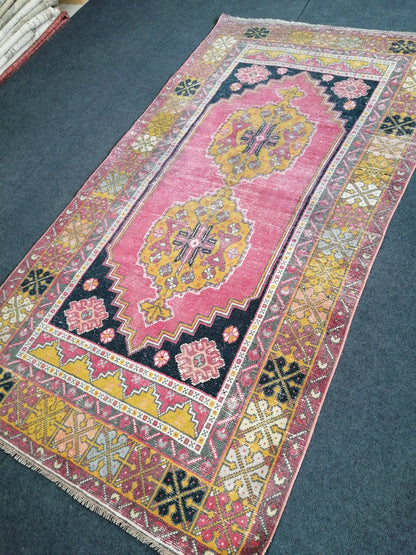 6.10 x 3.8 Rugs, Hand Made Rug, Oushak Rug, Rustic Rug, Bohemian Rug, Rug Runner, Turkish Rug, Farmhouse Rug, Vintage Rug, Wool rug