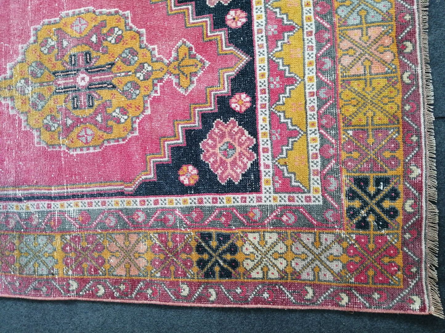 6.10 x 3.8 Rugs, Hand Made Rug, Oushak Rug, Rustic Rug, Bohemian Rug, Rug Runner, Turkish Rug, Farmhouse Rug, Vintage Rug, Wool rug