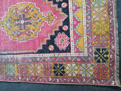 6.10 x 3.8 Rugs, Hand Made Rug, Oushak Rug, Rustic Rug, Bohemian Rug, Rug Runner, Turkish Rug, Farmhouse Rug, Vintage Rug, Wool rug