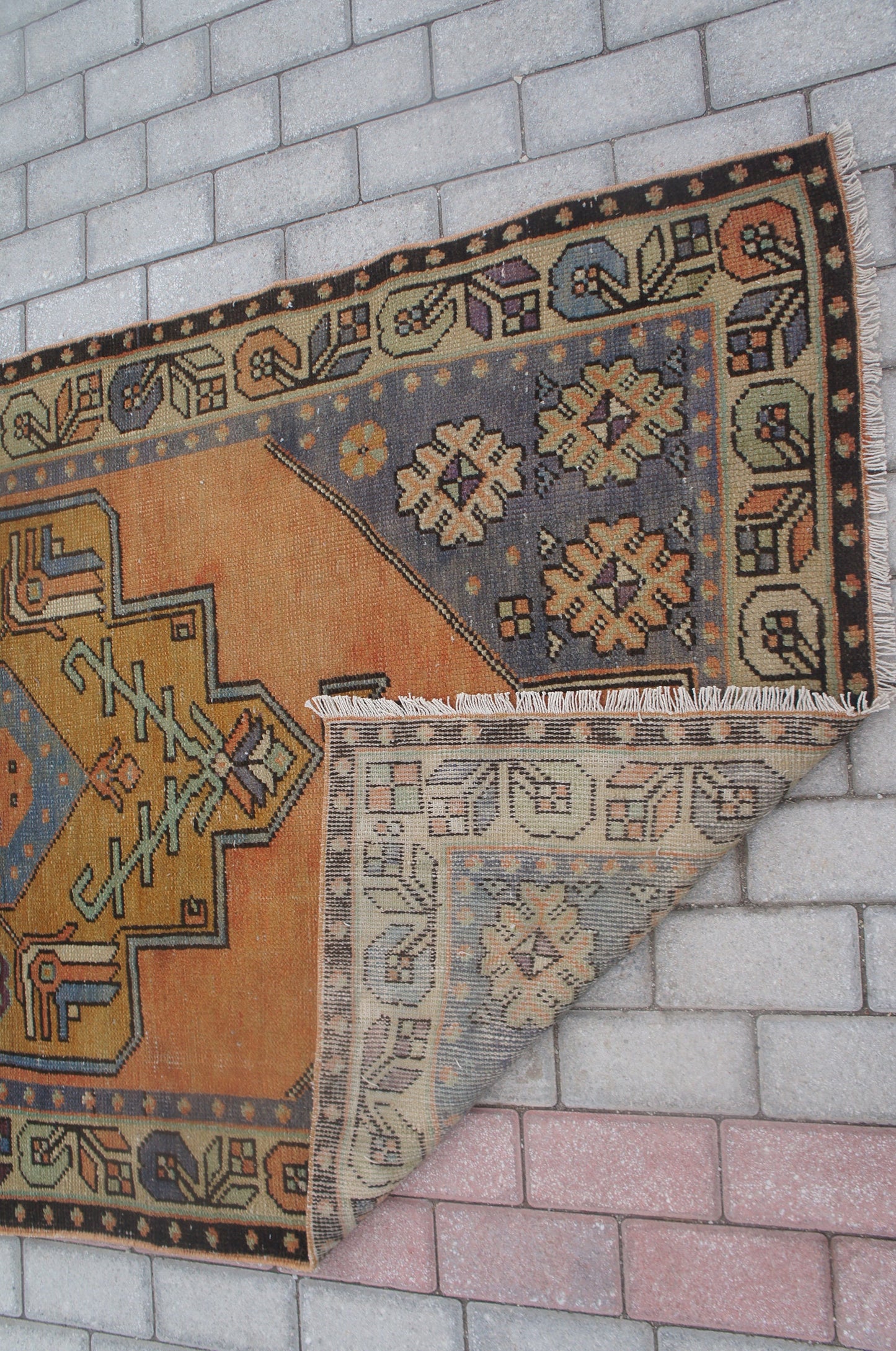 Vintage Rug  TurkishRug  Oushak Rug Oushak Rug Turkish Rug, Wool Oushak Rug, Turkish Oushak Rug