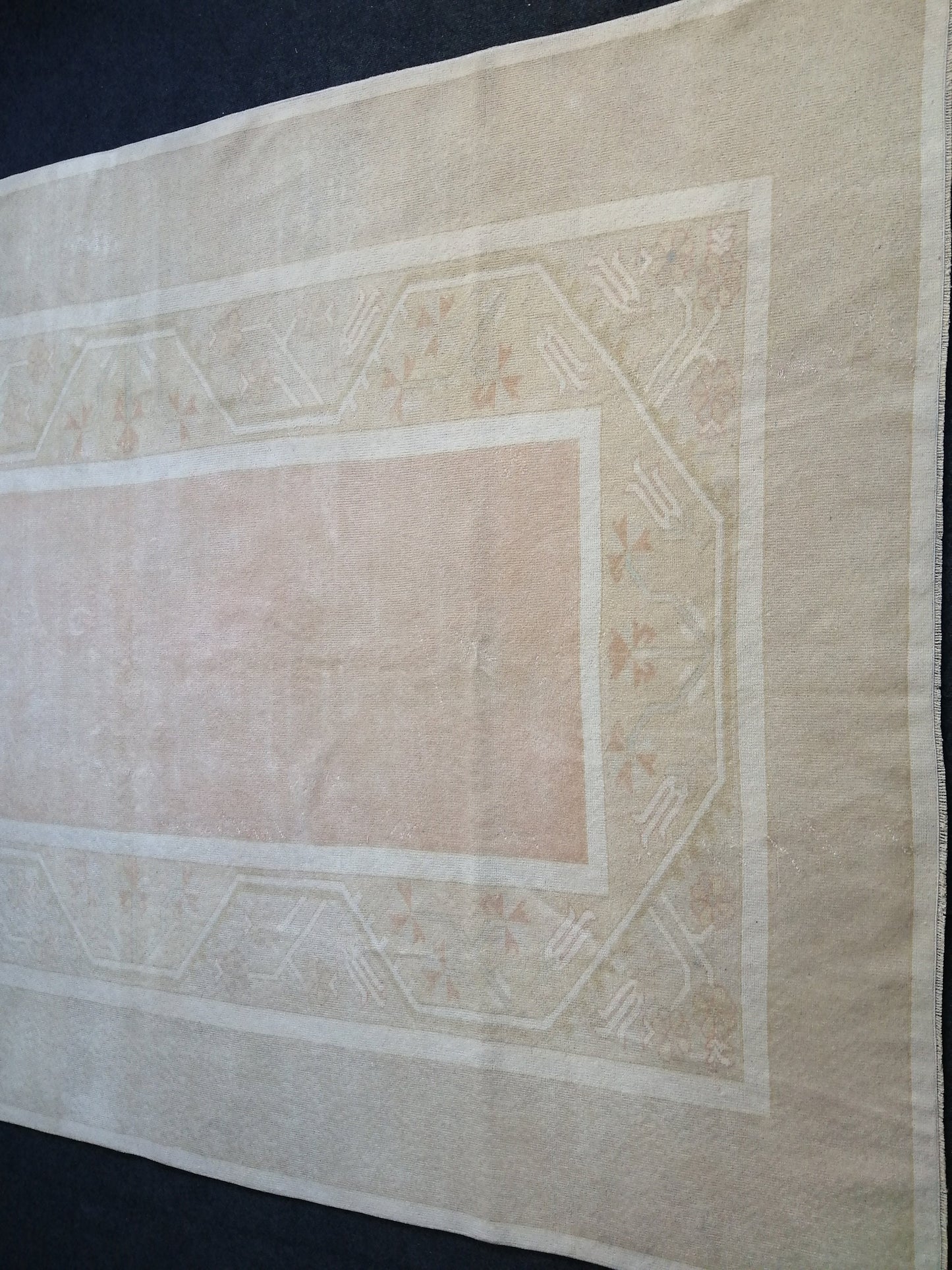Soft Colors Turkish Rug Muted Oushak Rug 6.3 x 9.3 Rug Muted Wool Oushak Rug, Oushak Runner Rug, Faded Hand Made Rug  Oriental Rug