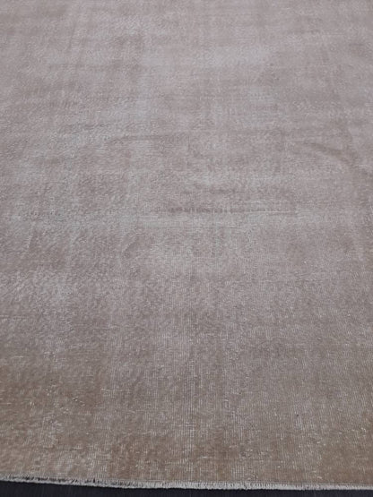 NEUTRAL Vintage OUSHAK RUG 6.5 x 10 Neutral Large Vintage Rug Wool Varigated No Dye Rug Turkish Muted Hand Made Rugs Vintage One Plain Rug