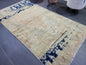 Handmade 3.2 x 6 Rug, Oushak Rug, Rustic Rug, primitive Rug, Fun Rug, Turkish Rug, Farmhouse Rug, Vintage Rug, Wool rug