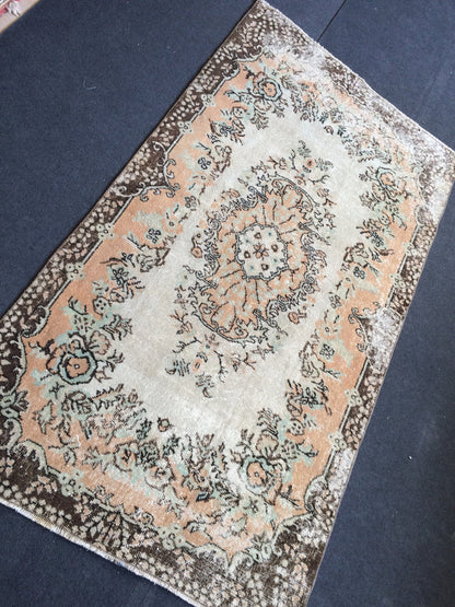7.2 x 4 Rugs, Hand Made Rug, Oushak Rug, Rustic Rug, Bohemian Rug, Rug Runner, Turkish Rug, Farmhouse Rug, Vintage Rug, Wool rug