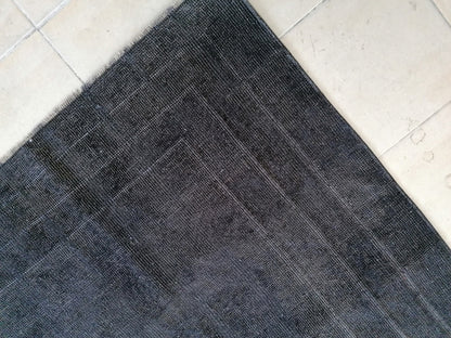 10'2x7'5 black color wool rug, turkish rug, large turkish rug,wool rug