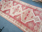 Oushak runner wool rug, long turkish runner 5'5x11'5 vintage handmade runner,hallway runner