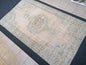 6x10 feet large vintage rug, rustic oushak rug, distressed turkish handmade rugs, living room area rug, vintage oversize rug