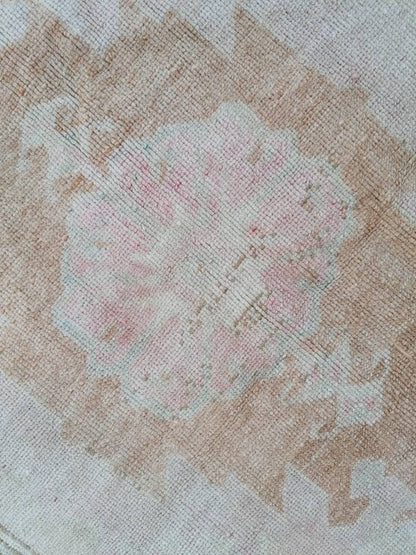Muted runner rug vintage runner rug turkish runner 9.3 x 2.8 muted  wool runner rug vintage oriental runner art runner rug