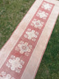 Hallway wool runner 2'5x8'9 turkish runner rug, vintage handmade runner rug, kitchen runner