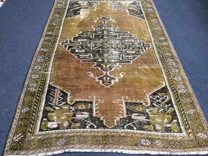 6 x 3.9 OUSHAK RUG TURKISH Oushak Rug Vintage Rugs Oushak Rug Hand Made Rugs Vintage Turkish Rug