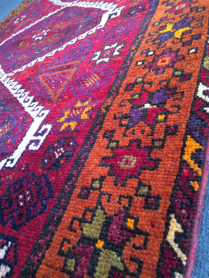 9.8 x 3.9 Persian Runner Rug Turkish Runner Rug Vintage Runner Rug Hallway Runner Rug  Wool Runner Rug Wool Oushak Rug