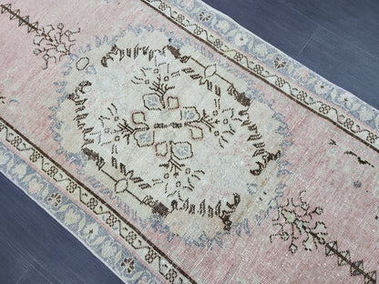Oushak Rug, Rustic 2.10 x 5.10 Rug, Persian Rug, HandmadeRug, Turkish Rug, Farmhouse Rug, Vintage Rug, Wool rug,  vintage rug