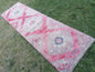 Oushak runner, turkish wool runner rug, vintage hallway runner 3x10'2 unique hand made wool rug kitchen runner rug,