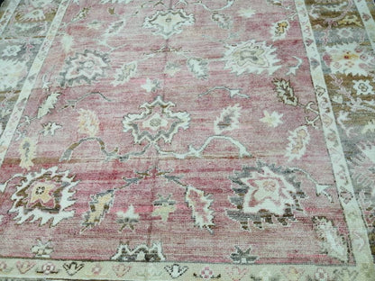Vintage Rugs, Vintage 10 x 8.3 Oushak Rug, Vintage Rug, TURKISH RUG, Oriental Rug, Farmhouse Rug, Rustic Rug, Wool Rug, 8x10 Rug