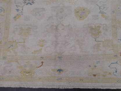 Vintage Oriental RUG Persian Rug Muted Vintage 5 x 6 Rug Vintage Fine Rug Neutral Oushak Rug Hand Made Rugs Vintage Turkish Rug 5x6.2