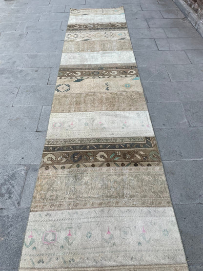 Extra Long Turkish Runner Very Long Patchwork Runner Rug 2.7 x 19.3 ft Vintage Runner Rug Oushak XL Oriental Runner Rug Staircase Runner rug