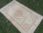 6'8x3'10 muted vintage rug, turkısh rug, oushak turkısh rug, kıtchen rug,wool area rug,kıtchen oushak rug